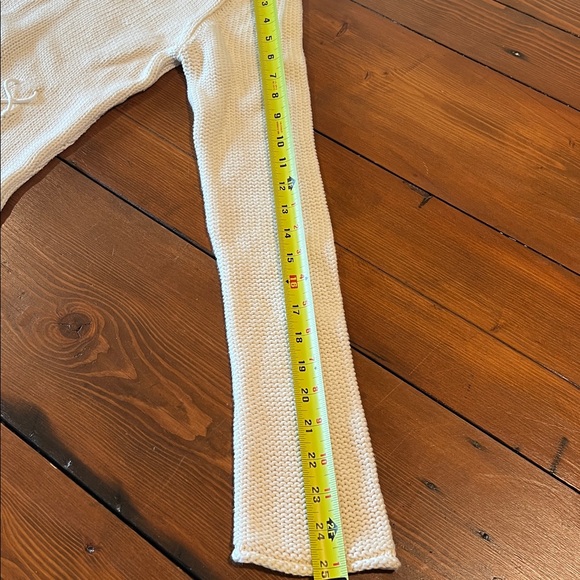 Vintage Guess Jeans - V-Neck Cream Knit Sweater - Size S - Picture 15 of 16